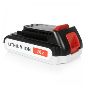 Akumulátorové baterie Li-ion 1500mAh 20 V, náhradní baterie pro Black \u0026 Decker LB20, LBX20, LBX4020, LB2X4020