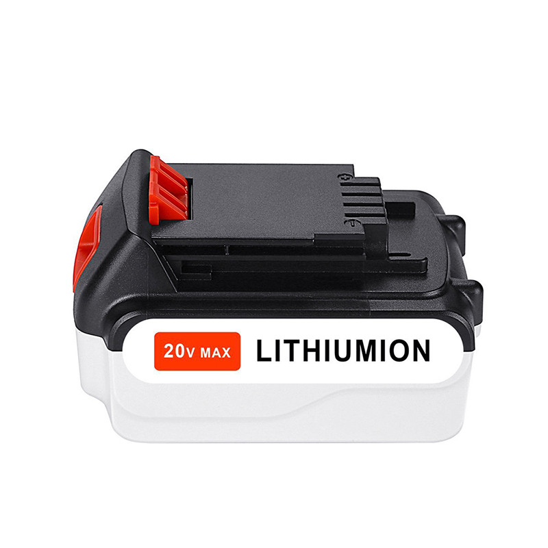 Li-ion 20V 5000mAh náhradní baterie Akumulátorové nářadí pro Black \u0026 Decker LB20, LBX20, LBX4020, LB2X4020
