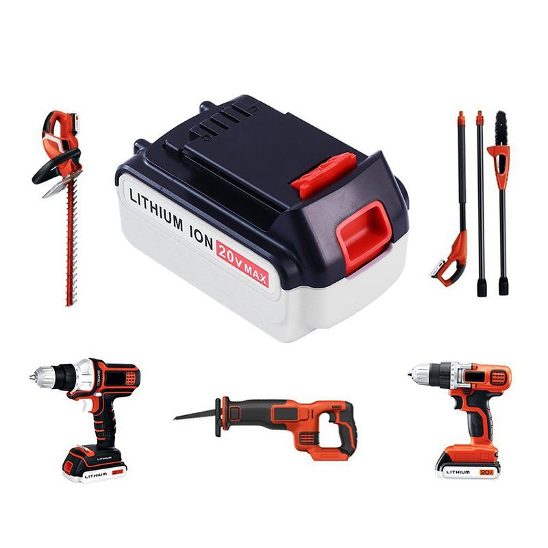 Pro Black \u0026 Decker LB20, LBX20, LBX4020, LB2X4020 Baterie nářadí náhradní Li-ion 20V 6000 mAh